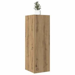Berkfield Home TV Cabinet Artisan Oak 30.5x30x90 cm Engineered Wood in Brown - thumbnail 2