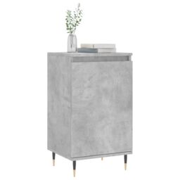 Berkfield Home Sideboards 2 pcs Concrete Grey 40x35x70 cm Engineered Wood in Black - Size: 40 x 35 x 70 cm - thumbnail 3