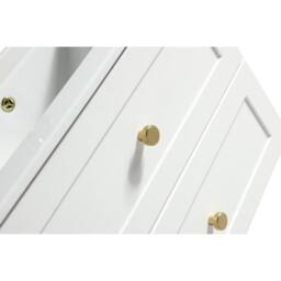 Bathroom Kingdom Bakewell White Wall Hung Basin Drawer Vanity 600mm - thumbnail 3