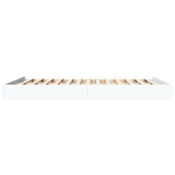 Berkfield Home Bed Frame without Mattress White 160x200 cm Engineered Wood - thumbnail 5