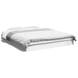 Berkfield Home Bed Frame without Mattress White 160x200 cm Engineered Wood - thumbnail 2
