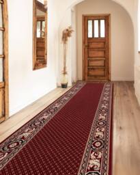 RugsX Wool Nain Runner in Red - Size: 80 cm x 100 cm - thumbnail 2