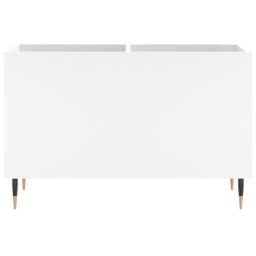 Berkfield Home Record Cabinet White 74.5x38x48 cm Engineered Wood - thumbnail 4