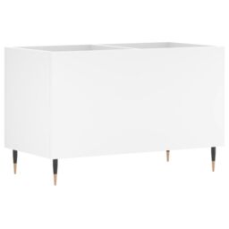 Berkfield Home Record Cabinet White 74.5x38x48 cm Engineered Wood - thumbnail 6