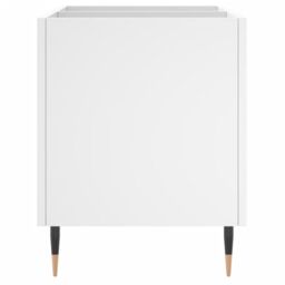 Berkfield Home Record Cabinet White 74.5x38x48 cm Engineered Wood - thumbnail 5
