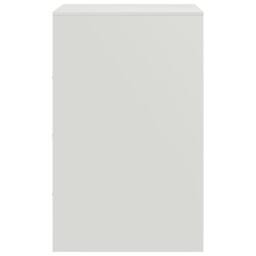 Berkfield Home Stylish Bedside Cabinets 2 pcs White 34.5x39x62 cm Steel - thumbnail 8