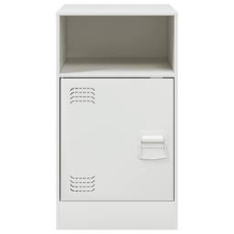 Berkfield Home Stylish Bedside Cabinets 2 pcs White 34.5x39x62 cm Steel - thumbnail 5