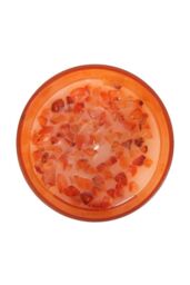 KDMD Sacral Chakra Orange Crystal Chip Candle - thumbnail 2