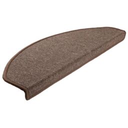 Berkfield Home Stair Mats 10 pcs 65x24x4 cm Coffee Brown - Size: Medium - thumbnail 3