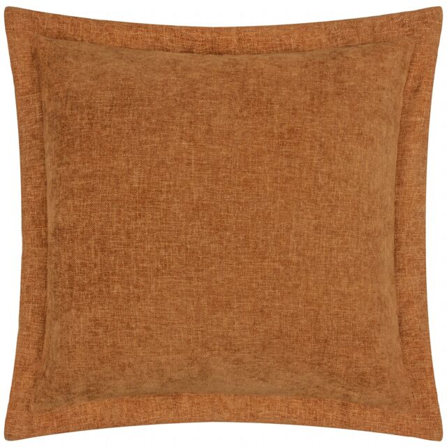 Yard Dune Velvet Chenille Cushion in Burnt Orange - Size: 50 cm x 50 cm - image 1