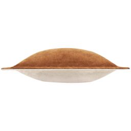 Yard Dune Velvet Chenille Cushion in Burnt Orange - Size: 50 cm x 50 cm - thumbnail 3