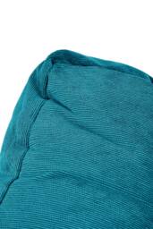 Living and Home Comfort Padded Corduroy Chair Cushion in Blue - thumbnail 6