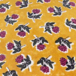 Paoletti Kemble Floral 100% Cotton Frilled Cushion in Olive - Size: 45 cm x 45 cm - thumbnail 5