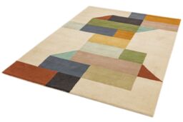 The Rug Shop UK Multi Abstract Luxurious Easy To Clean Cotton Backing Rug - Size: 160 cm x 230 cm - thumbnail 3