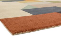 The Rug Shop UK Multi Abstract Luxurious Easy To Clean Cotton Backing Rug - Size: 160 cm x 230 cm - thumbnail 4