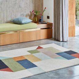 The Rug Shop UK Multi Abstract Luxurious Easy To Clean Cotton Backing Rug - Size: 160 cm x 230 cm - thumbnail 1