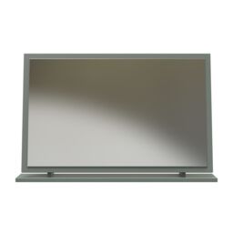 Ready Assembled 2 U Memphis Large Mirror (Ready Assembled) in Pale Green