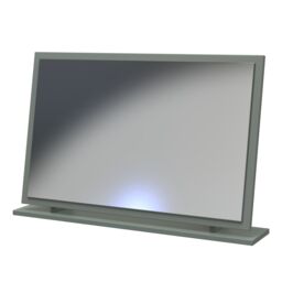Ready Assembled 2 U Memphis Large Mirror (Ready Assembled) in Pale Green - thumbnail 3