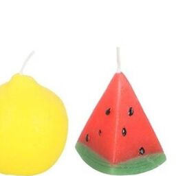 Something Different Fruit Shaped Candle (Pack of 4) in Red - thumbnail 2
