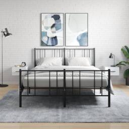 Berkfield Home Wall-mounted Bedside Cabinets 2 pcs High Gloss White 35x35x20 cm - Size: 35 x 35 x 20 cm - thumbnail 1