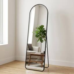 Garden Greatness Minimalist Urban Arch Standing Mirror in White - thumbnail 1