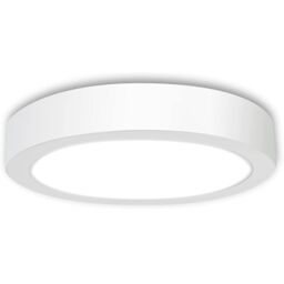 ExtraStar 24W LED Round Surface Mount Integrated Ceiling Light Flush Light Cold White - thumbnail 1