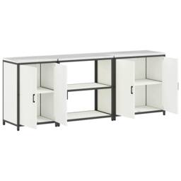 Berkfield Home Modern with Shelf Other with Storage with Door 3 pcs White Cold-r - thumbnail 9