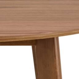 Wyld Haus Saffron Small Round Dining Table Walnut Effect in Natural - thumbnail 6