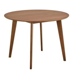Wyld Haus Saffron Small Round Dining Table Walnut Effect in Natural - thumbnail 3