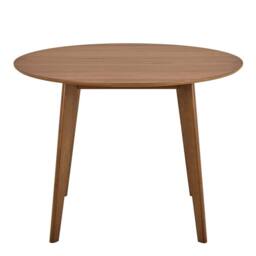 Wyld Haus Saffron Small Round Dining Table Walnut Effect in Natural - thumbnail 4