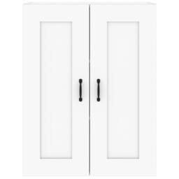 Berkfield Home Hanging Wall Cabinet White 69.5x32.5x90 cm - thumbnail 5