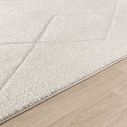 Livabliss Freud-Modern Ivory Black Brown High Pile Living Dining Bedroom Rug - Size: 160 cm x 215 cm - thumbnail 8