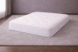 Nexus Mattresses Ltd Comfort Chelsea Open Coil Sprung Mattress in White - Size: Super King - thumbnail 4