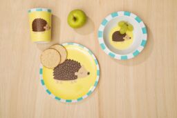Orsina Vibrant Kids Harry Hedgehog Dinner Set, Durable Children Dining Set, Compact Harry Hedgehog Dining Set - thumbnail 4