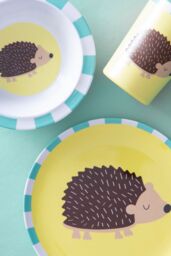 Orsina Vibrant Kids Harry Hedgehog Dinner Set, Durable Children Dining Set, Compact Harry Hedgehog Dining Set - thumbnail 3
