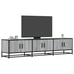 Berkfield Home TV Cabinet Grey Sonoma 180x35x41 cm Engineered Wood - Size: 180 x 35 x 41 cm - thumbnail 2