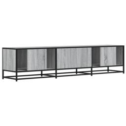 Berkfield Home TV Cabinet Grey Sonoma 180x35x41 cm Engineered Wood - Size: 180 x 35 x 41 cm - thumbnail 6