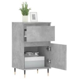 Berkfield Home Sideboards 2 pcs Concrete Grey 40x35x70 cm Engineered Wood - Size: 40 x 35 x 70 cm - thumbnail 4