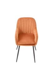 Garden Sanctuary Set of 2 Upholstered Dining Chairs in Orange - thumbnail 3
