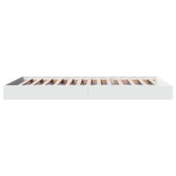 Berkfield Home Bed Frame without Mattress White 90x190 cm Single Engineered Wood - thumbnail 5