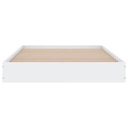 Berkfield Home Bed Frame without Mattress White 90x190 cm Single Engineered Wood - thumbnail 4