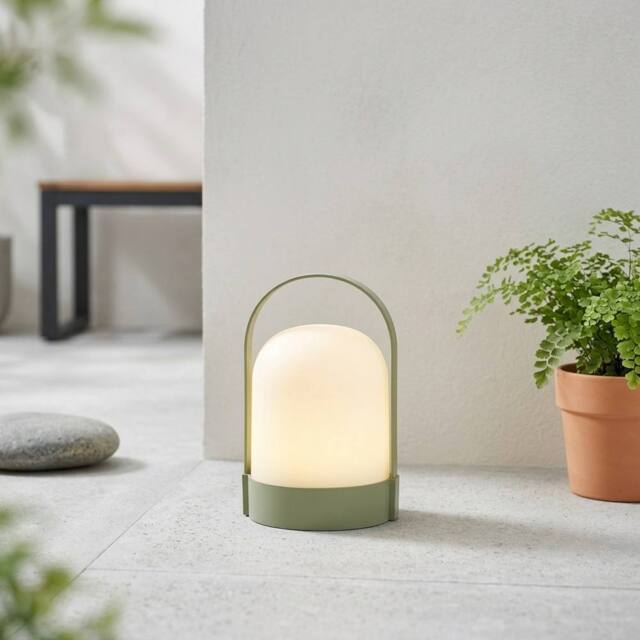 Garden Greatness Lunaria Emerald LED Solar Dome Lamp in Green - Size: 1 Pack - image 1