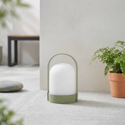 Garden Greatness Lunaria Emerald LED Solar Dome Lamp in Green - Size: 1 Pack - thumbnail 2
