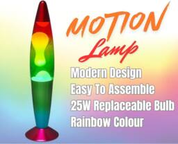 "Trendi 16"" Rainbow Motion Lamp with Aluminum Base - Size: 16 inches" - thumbnail 3