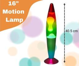 "Trendi 16"" Rainbow Motion Lamp with Aluminum Base - Size: 16 inches" - thumbnail 2