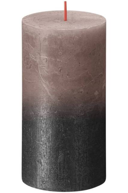 KDMD Faded Caramel Anthracite Bolsius Rustic Metallic Candle 80 x 68mm 2 in Dark Grey - image 1