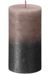 KDMD Faded Caramel Anthracite Bolsius Rustic Metallic Candle 80 x 68mm 2 in Dark Grey - thumbnail 1