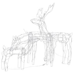Berkfield Home 3 Piece Christmas Light Display Reindeers 229 LEDs - thumbnail 5