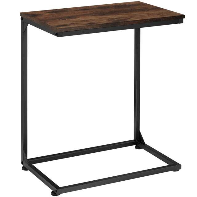 tectake Bedside Table Cardiff - Industrial Style, 55.5 X 35 X 67 Cm in Dark Brown - image 1
