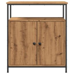 Berkfield Home Sideboard Artisan Oak 70x30x80 cm Engineered Wood in Brown - Size: 70 x 30 x 80 cm - thumbnail 4